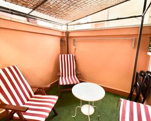 Terrace of Flat to rent in  Madrid Capital  with Air Conditioner, Heating and Furnished