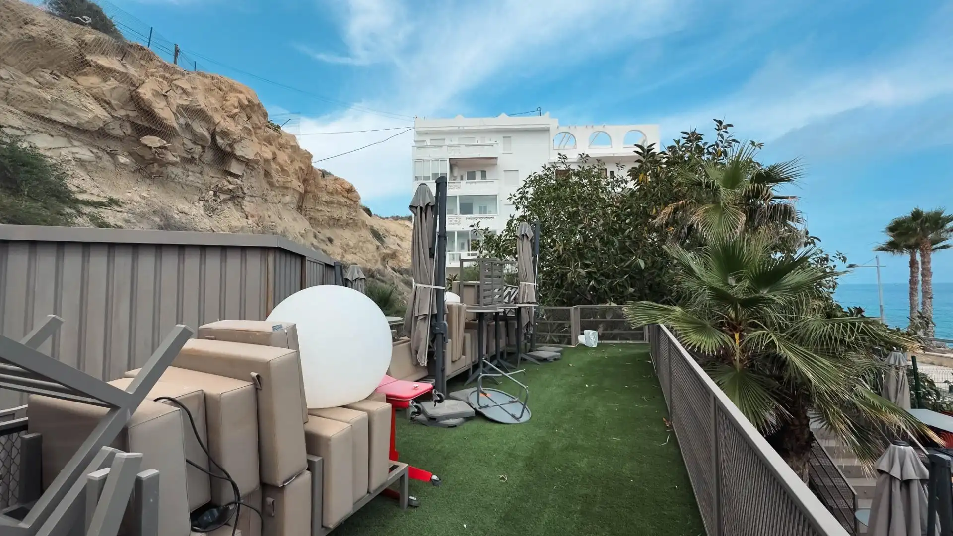 Terraza de Casa o chalet en venta en Villajoyosa / La Vila Joiosa con Aire acondicionado, Jardín privado y Terraza