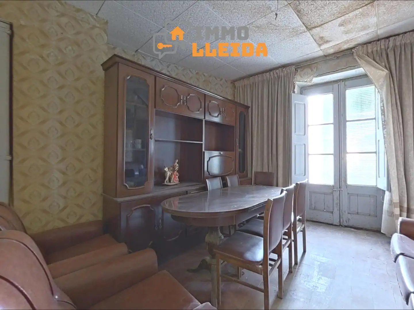 Comedor de Casa adosada en venta en Cervera con Trastero y Amueblado