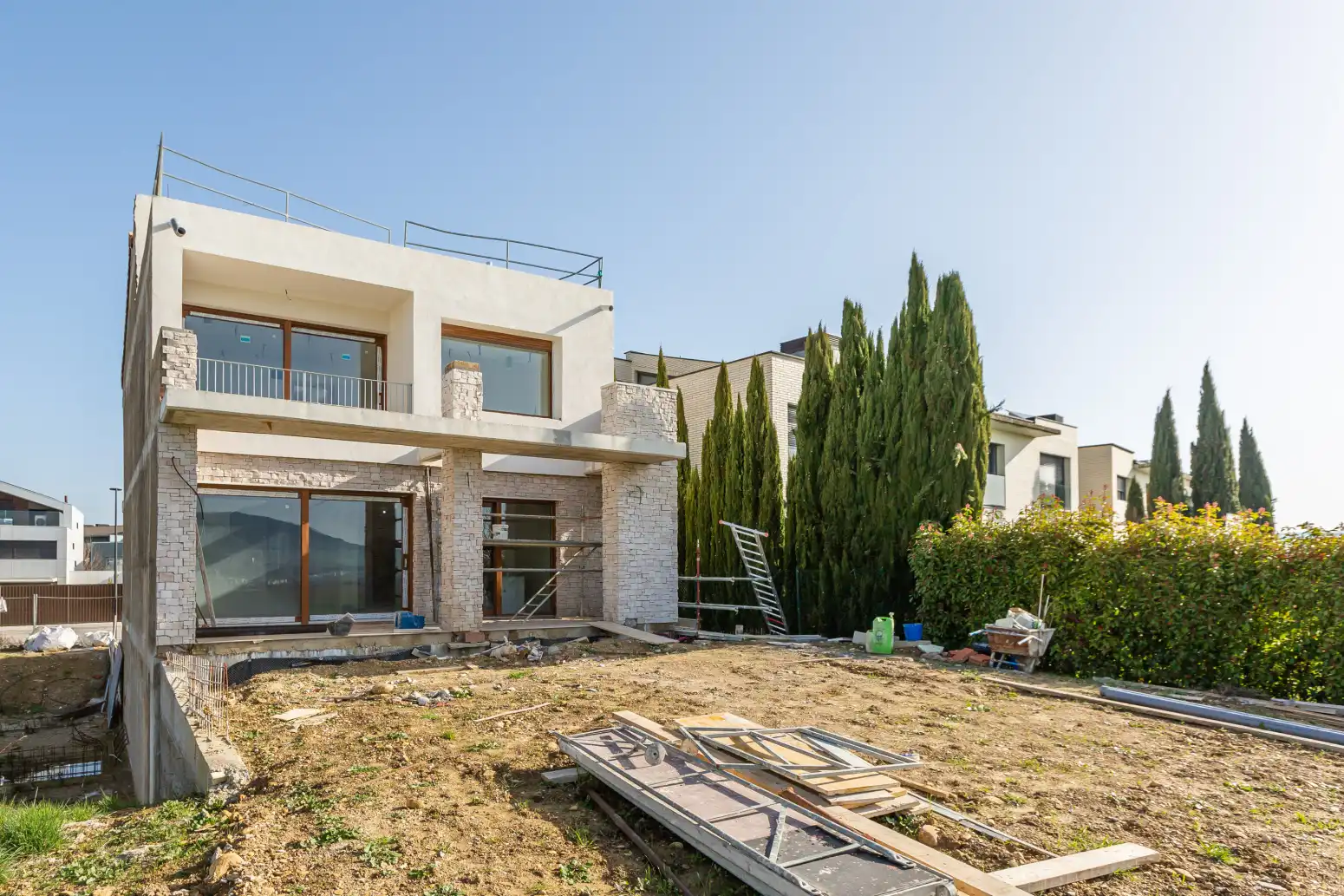 Vista exterior de Casa o chalet en venta en Galar con Calefacción, Jardín privado y Terraza