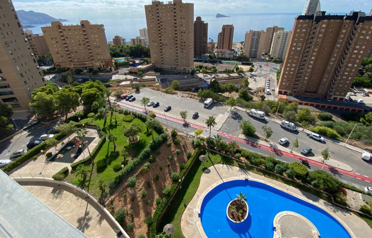 Exterior view of Apartment for sale in Benidorm  with Air Conditioner, Heating and Private garden