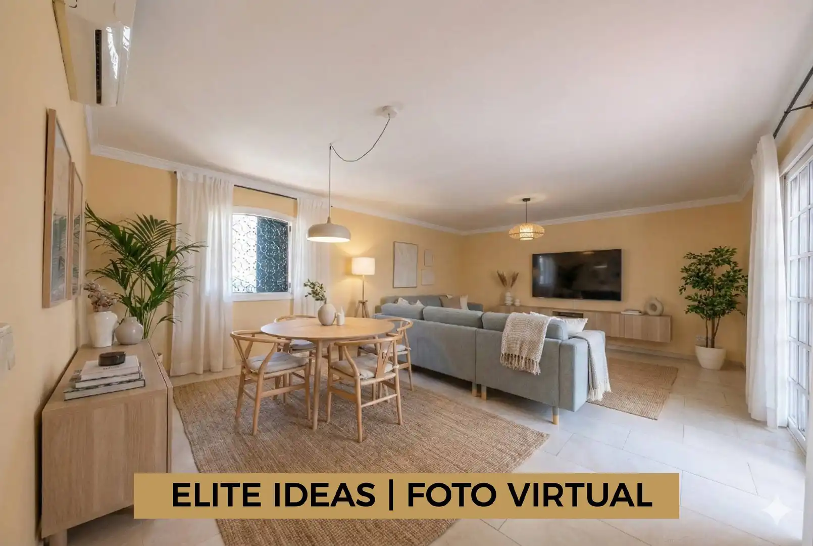 Sala d'estar de Casa adosada en venda en San Bartolomé de Tirajana amb Aire condicionat, Calefacció i Jardí privat