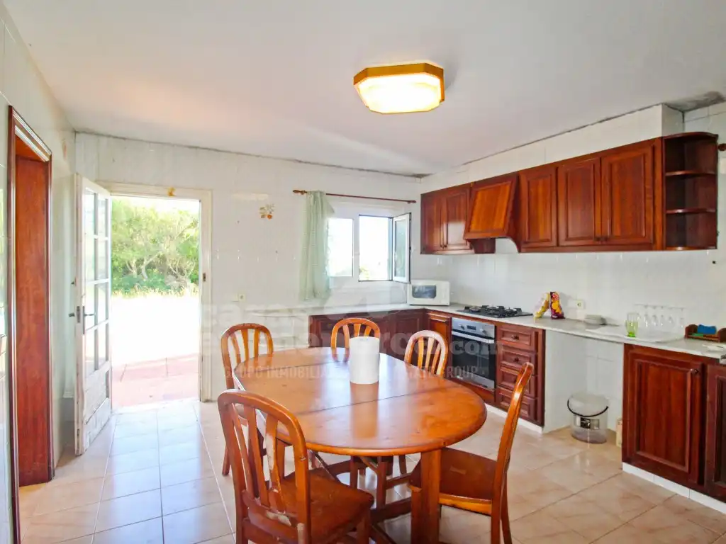 Cocina de Finca rústica en venta en Ferreries con Aire acondicionado, Calefacción y Jardín privado