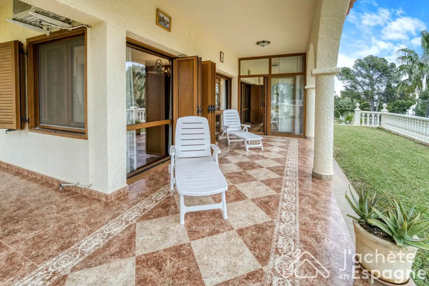Terrace of Houses for sale in Alcalà de Xivert  with Air Conditioner, Private garden and Terrace