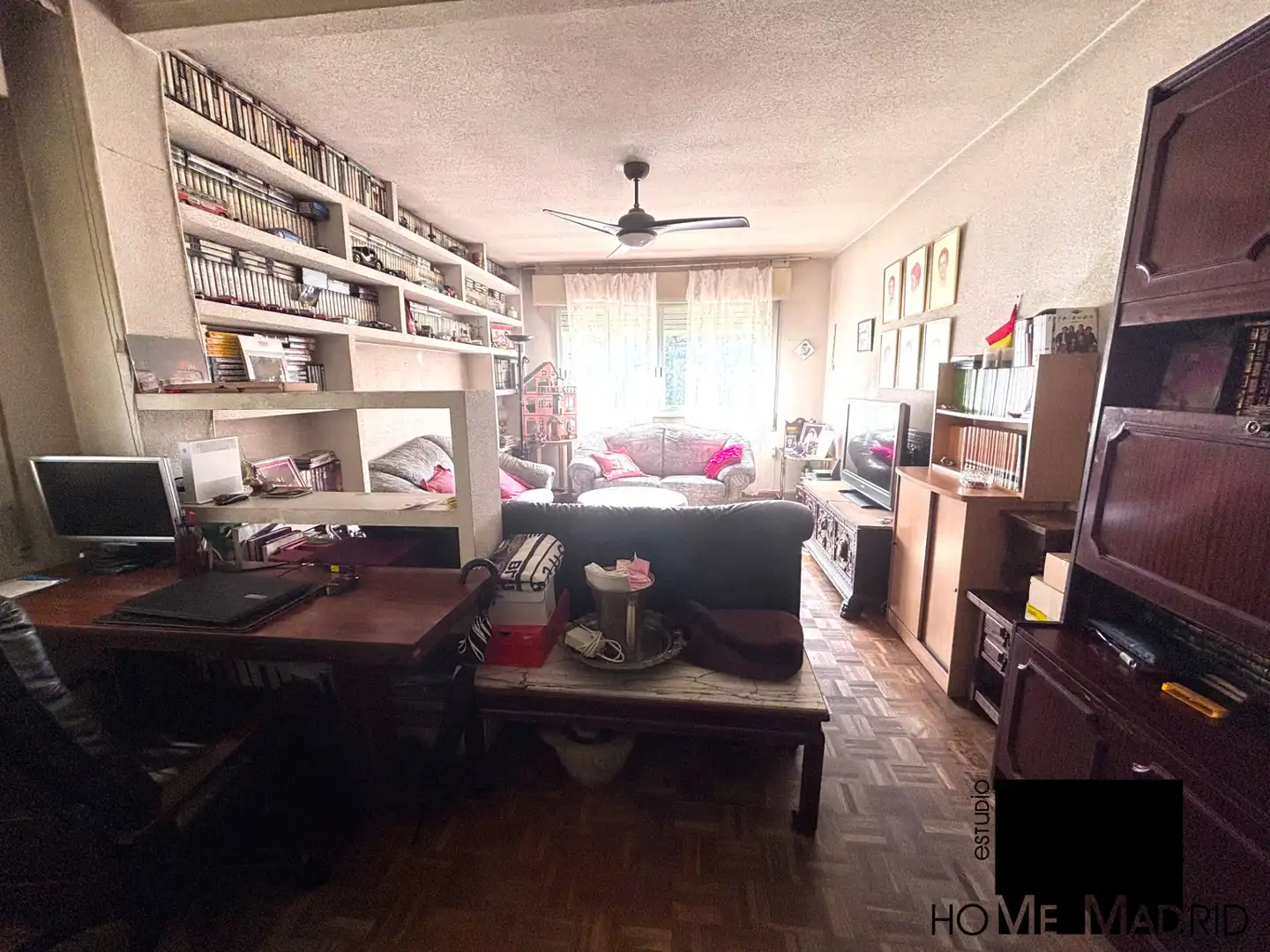 Sala de estar de Piso en venta en Madrid con Calefacción y Parquet