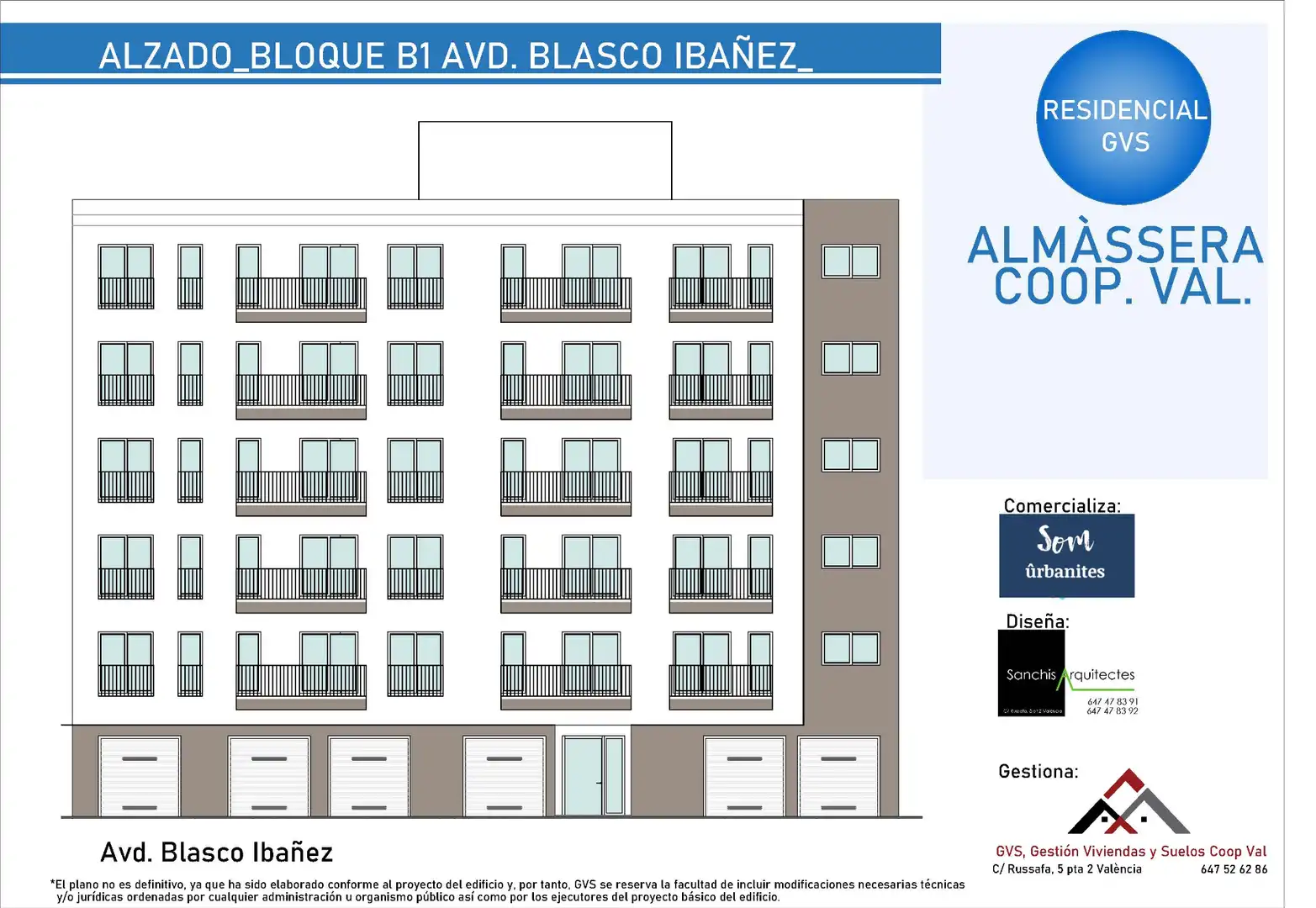Außenansicht von Wohnung zum Verkauf in Almàssera mit Terrasse, Abstellraum und Gemeinschaftspool