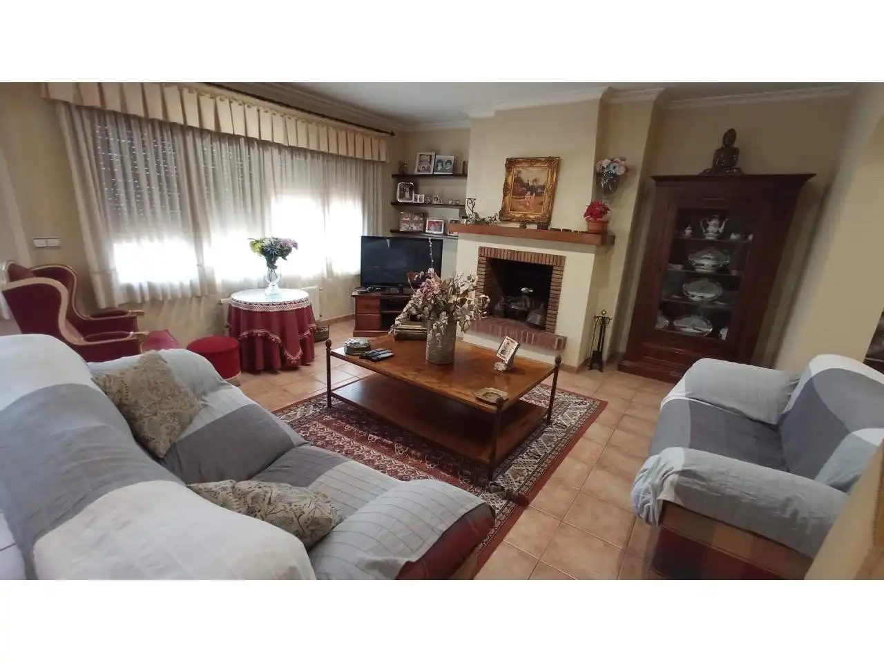 Sala de estar de Casa o chalet en venta en Petrer con Terraza, Trastero y Piscina