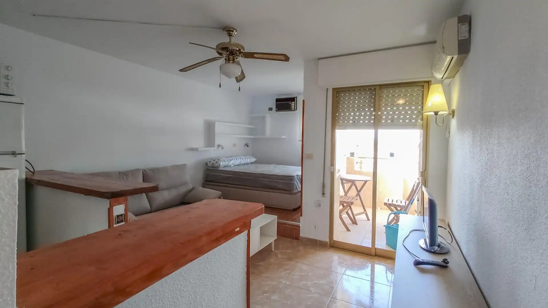 Sala de estar de Estudio en venta en San Javier con Aire acondicionado, Jardín privado y Amueblado
