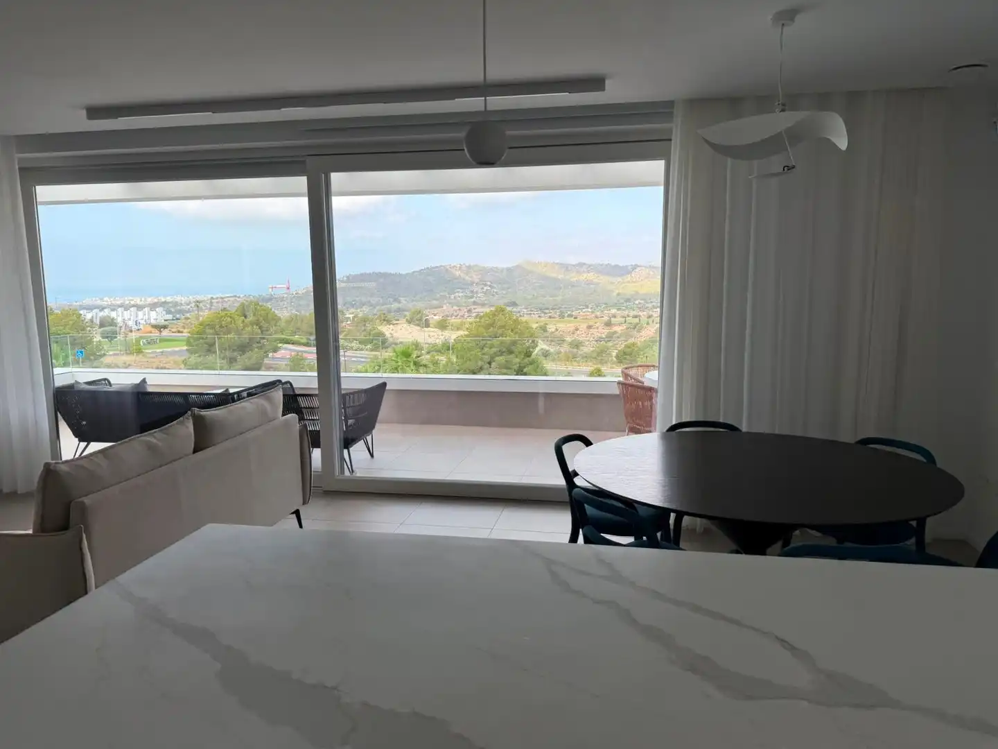 Dining room of Houses for rent in Finestrat  with Air Conditioner, Heating and Private garden