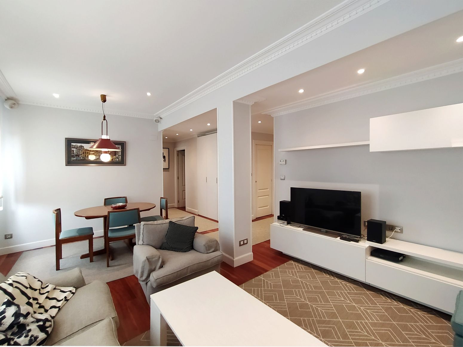 Living room of Flat to rent in Bilbao   with Heating and Furnished