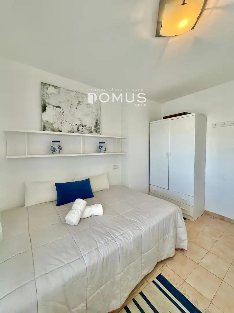 Schlafzimmer von Maisonette zur Miete in L'Escala mit Klimaanlage, Heizung und Terrasse