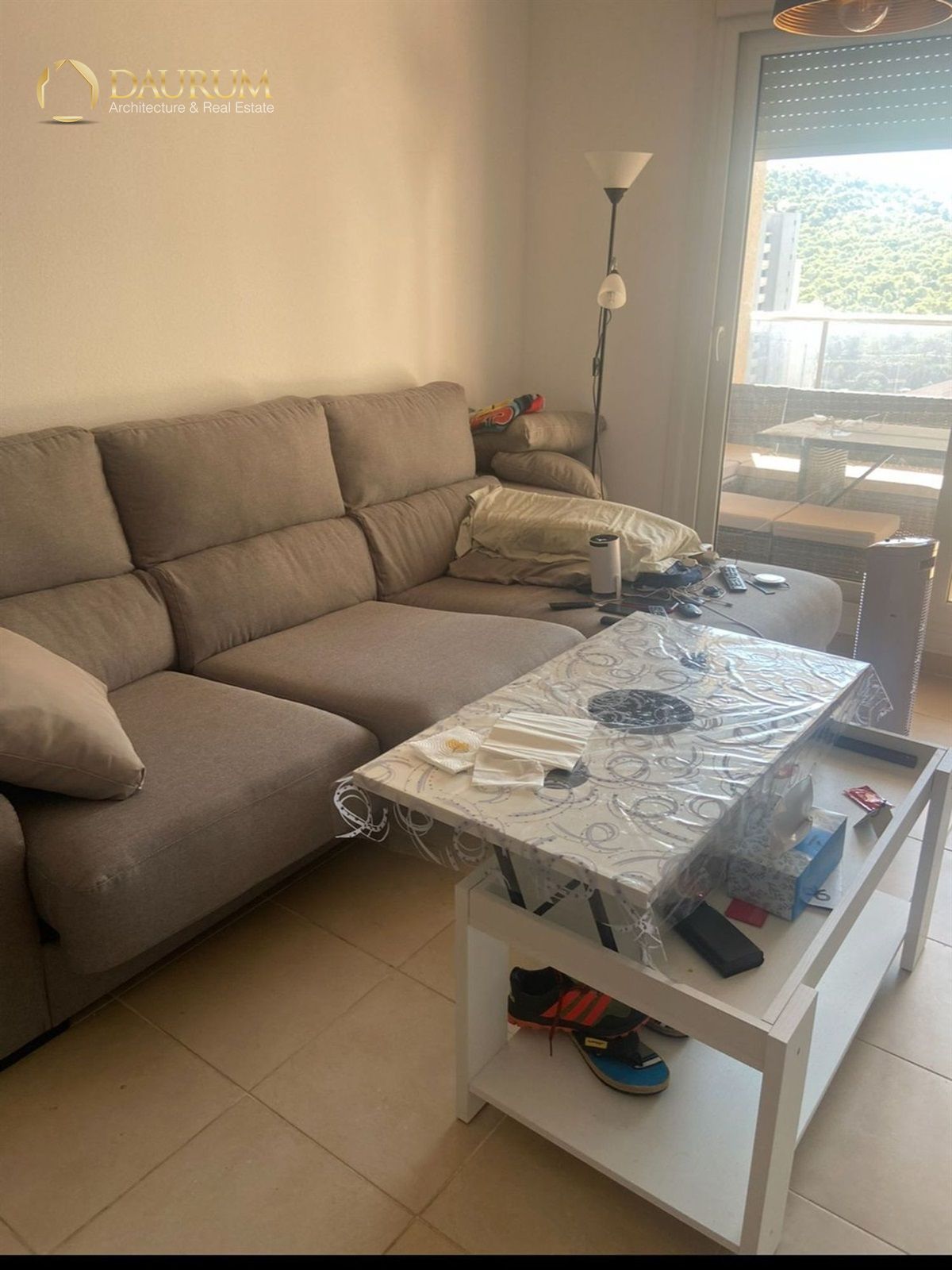 Living room of Flat for sale in Villajoyosa / La Vila Joiosa  with Air Conditioner, Terrace and Storage room