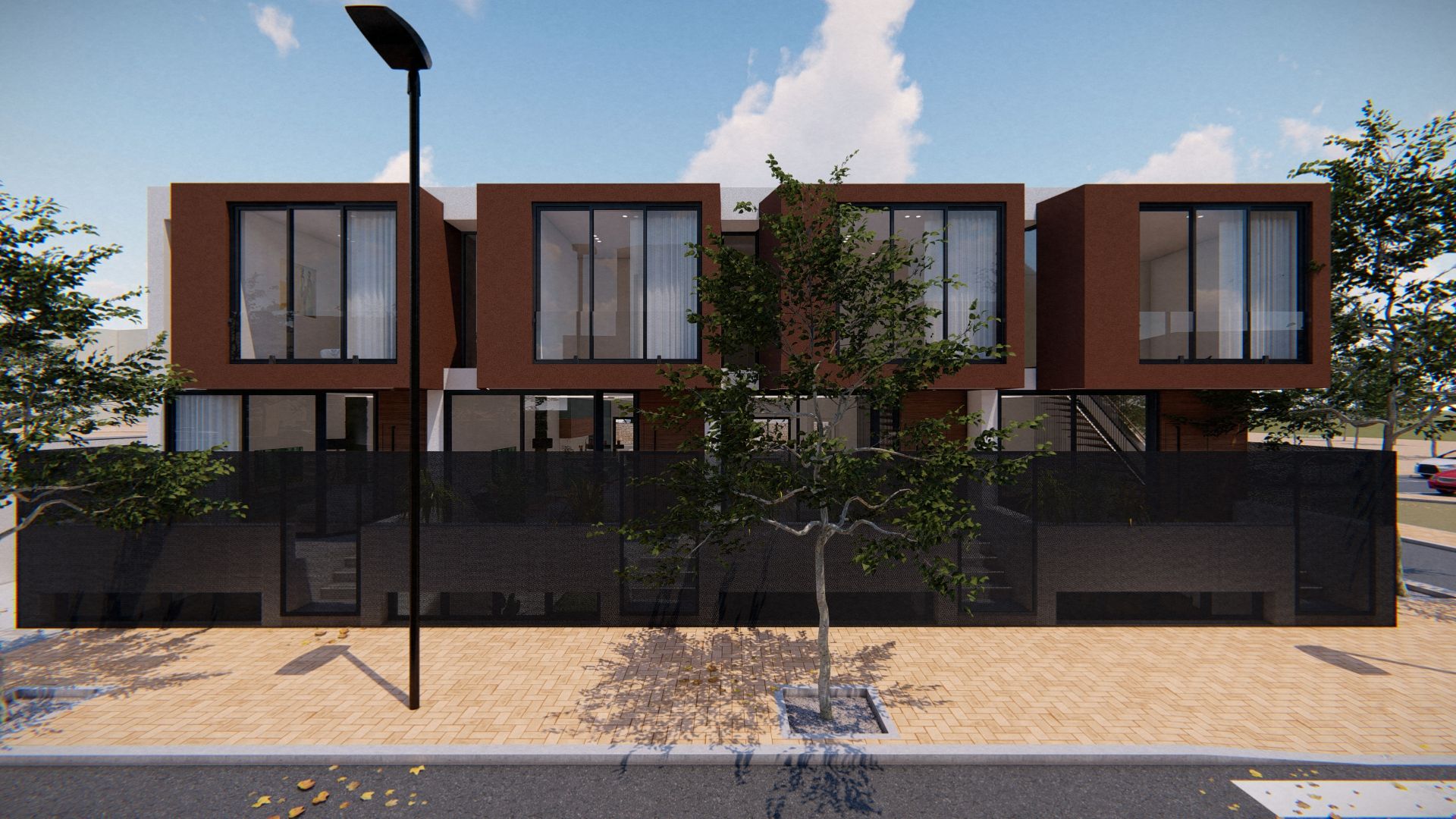 Exterior view of Single-family semi-detached for sale in  Murcia Capital  with Terrace, Storage room and Swimming Pool