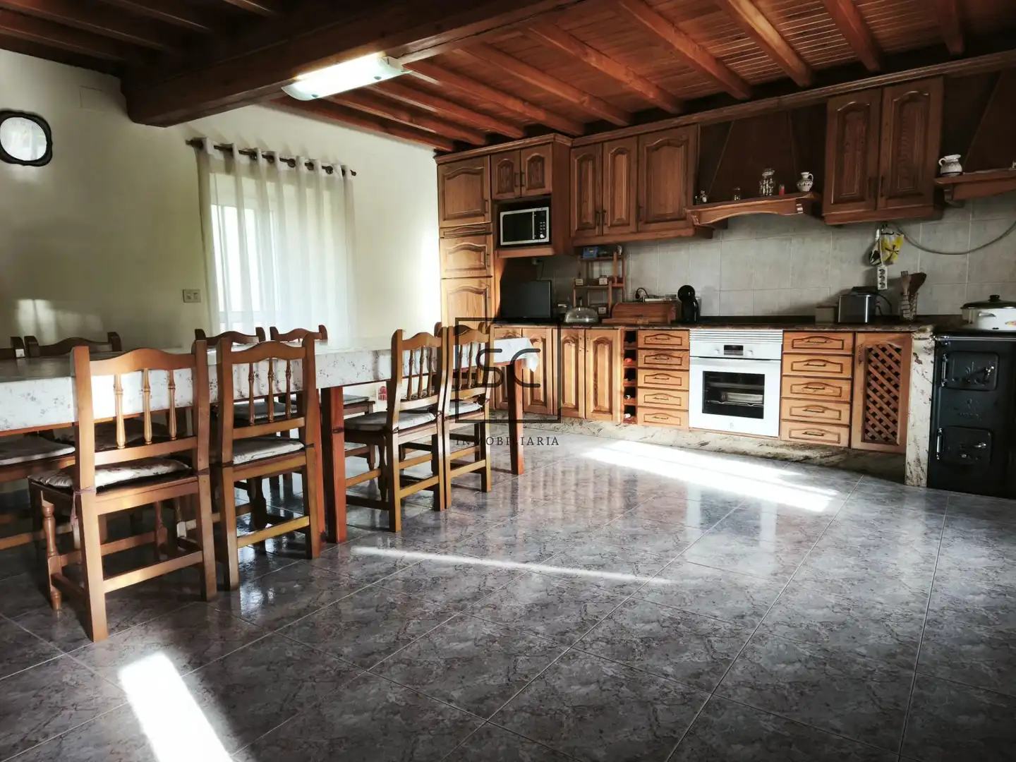 Cocina de Casa o chalet en venta en Narón con Trastero y Piscina