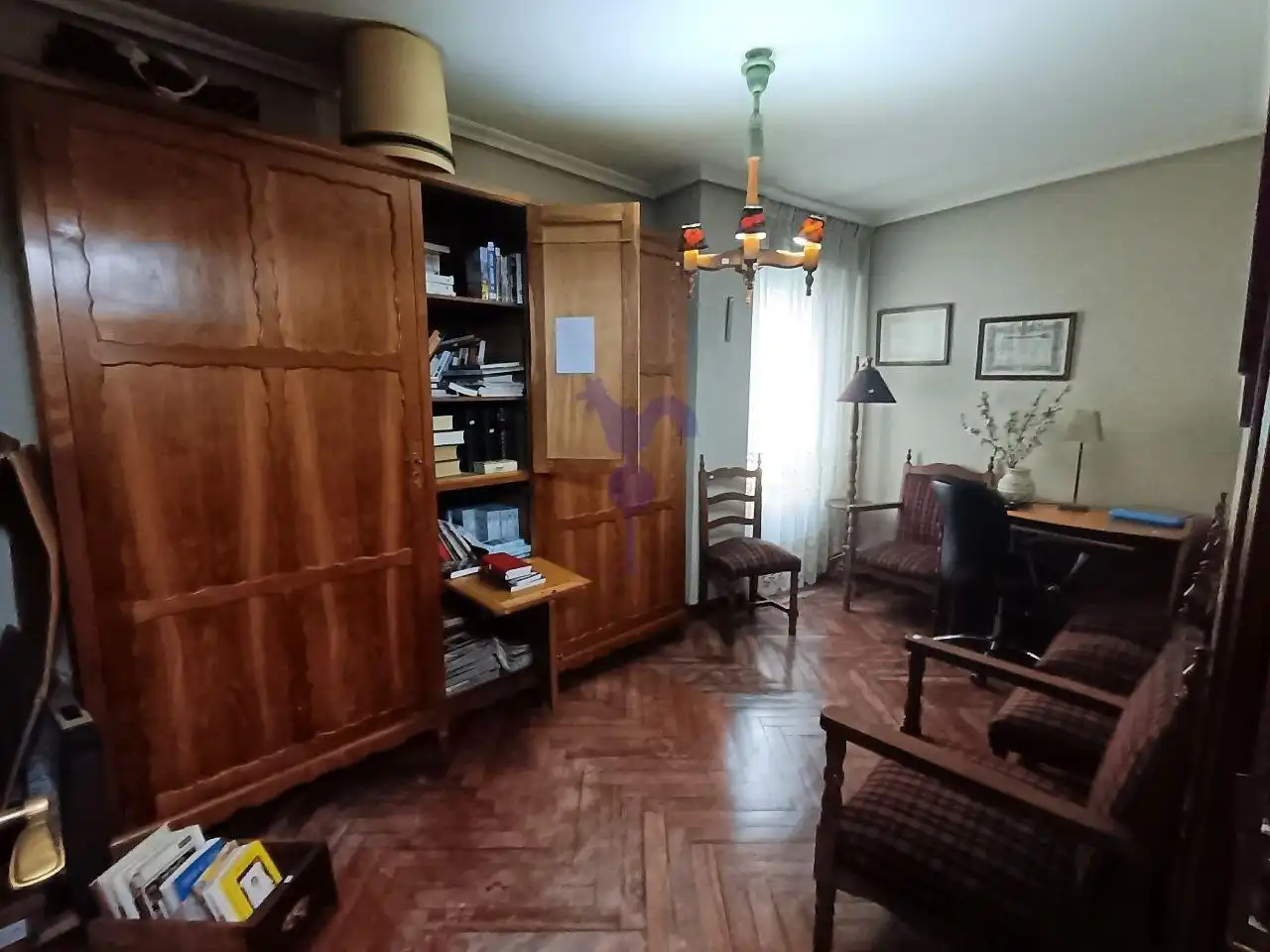 Wohnzimmer von Wohnung zum Verkauf in León Capital  mit Heizung, Parkett und Terrasse