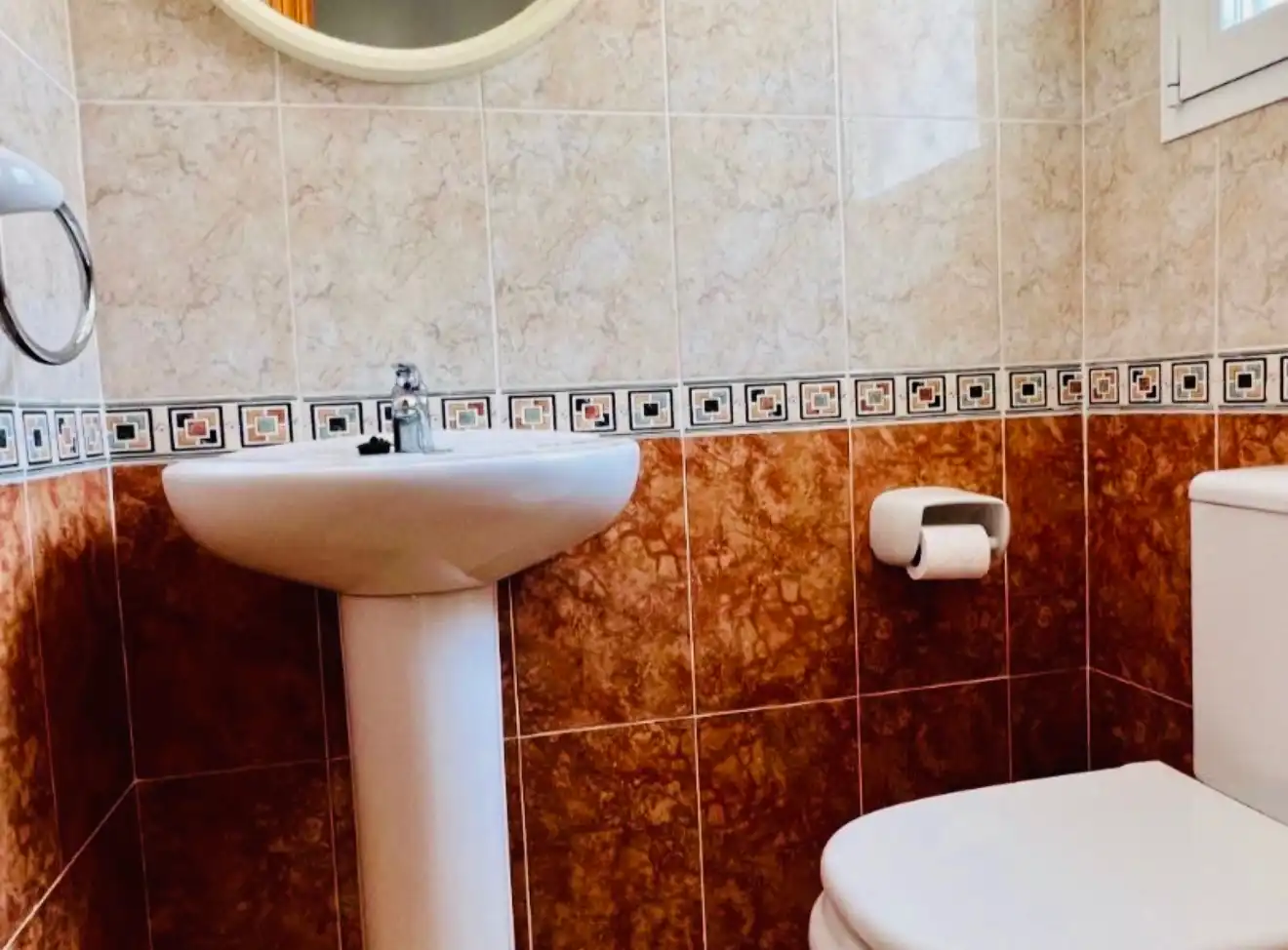 Baño de Casa o chalet en venta en La Vall de Laguar con Aire acondicionado, Calefacción y Jardín privado
