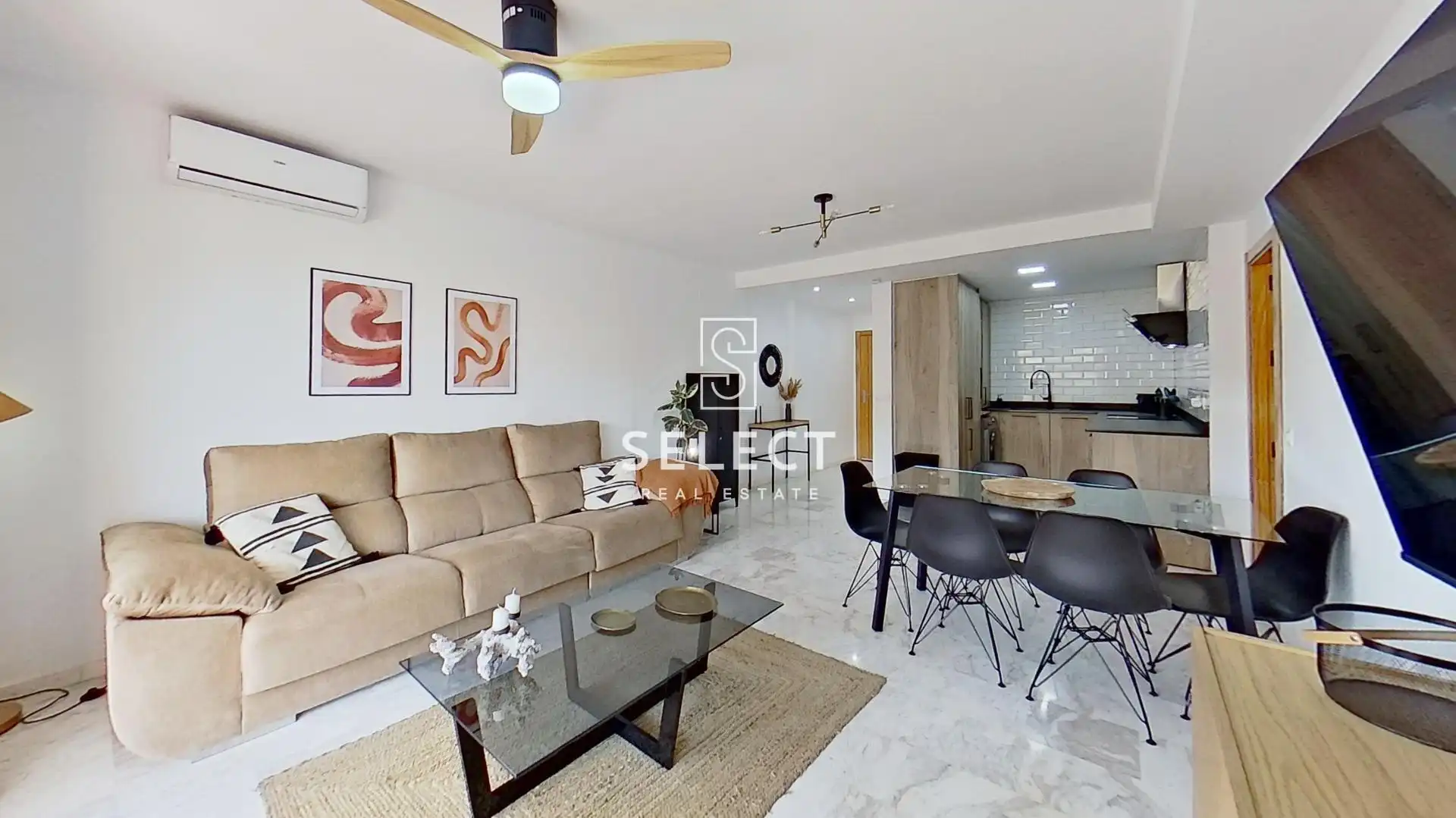 Sala de estar de Apartamento en venta en Almuñécar con Aire acondicionado, Calefacción y Jardín privado