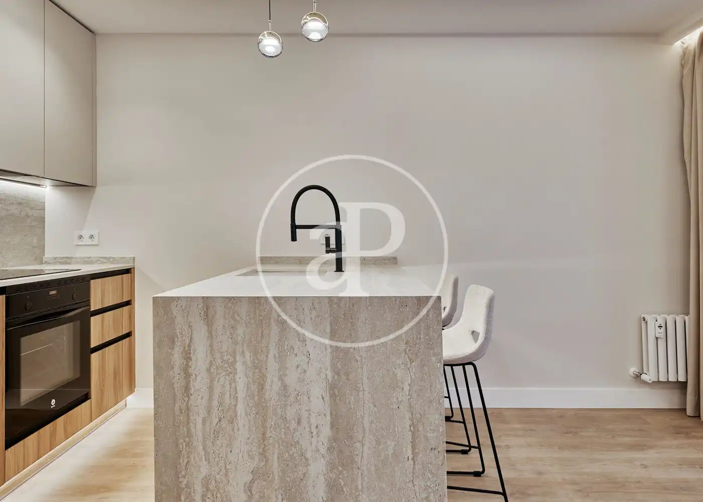 Kitchen of Flat for sale in Madrid  with Air Conditioner, Heating and Terrace