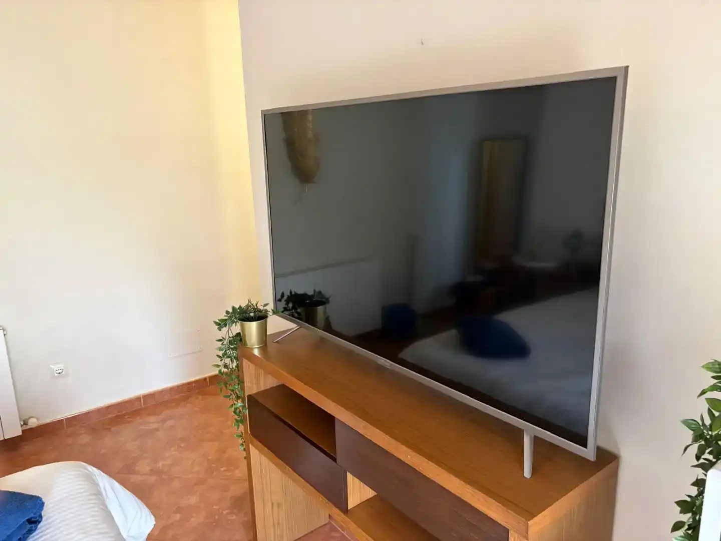 Sala d'estar de Pis per a compartir en Valmojado amb Aire condicionat, Jardí privat i Moblat