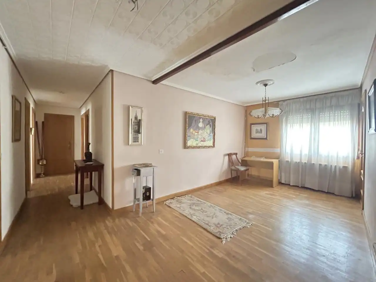 Sala de estar de Casa adosada en venta en Corella con Calefacción, Jardín privado y Terraza