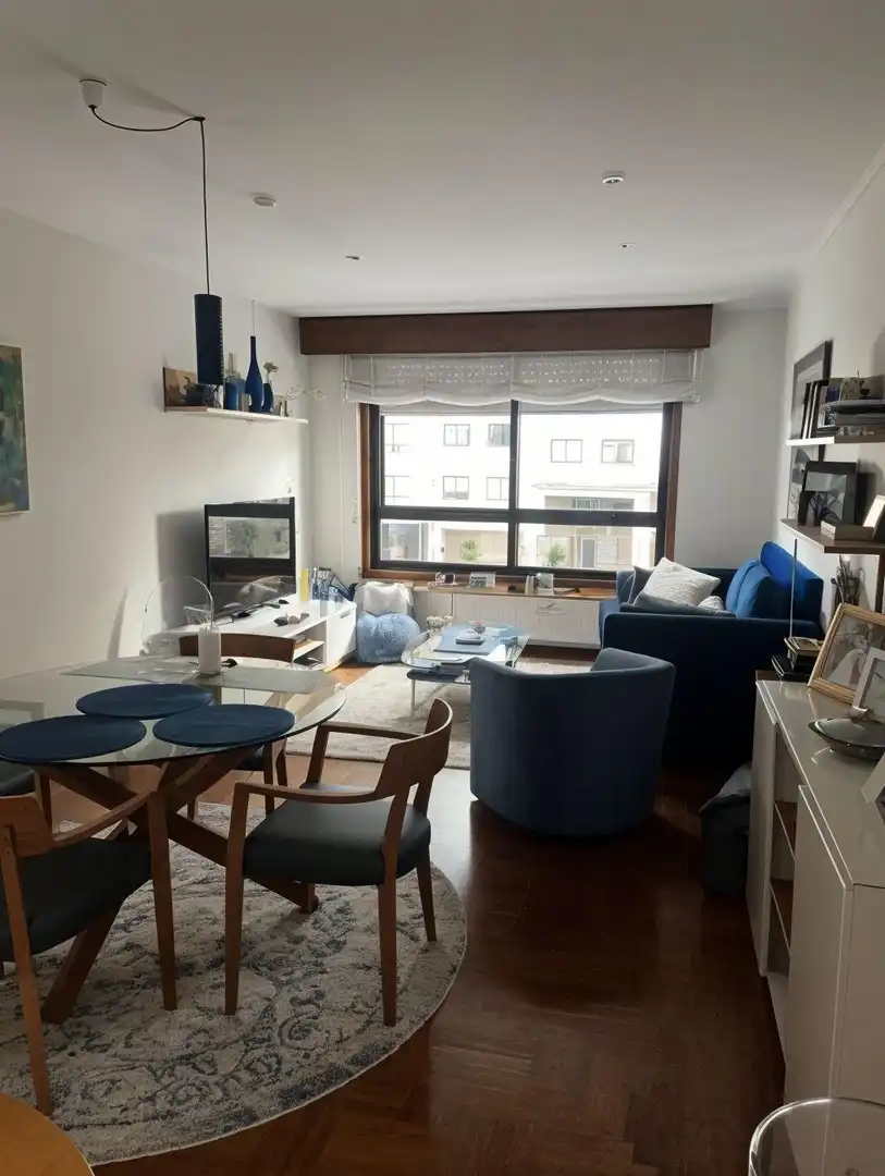 Sala de estar de Piso en venta en Vigo  con Calefacción, Jardín privado y Trastero