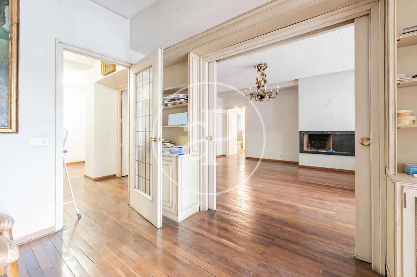 Sala de estar de Piso en venta en Madrid con Calefacción, Jardín privado y Terraza