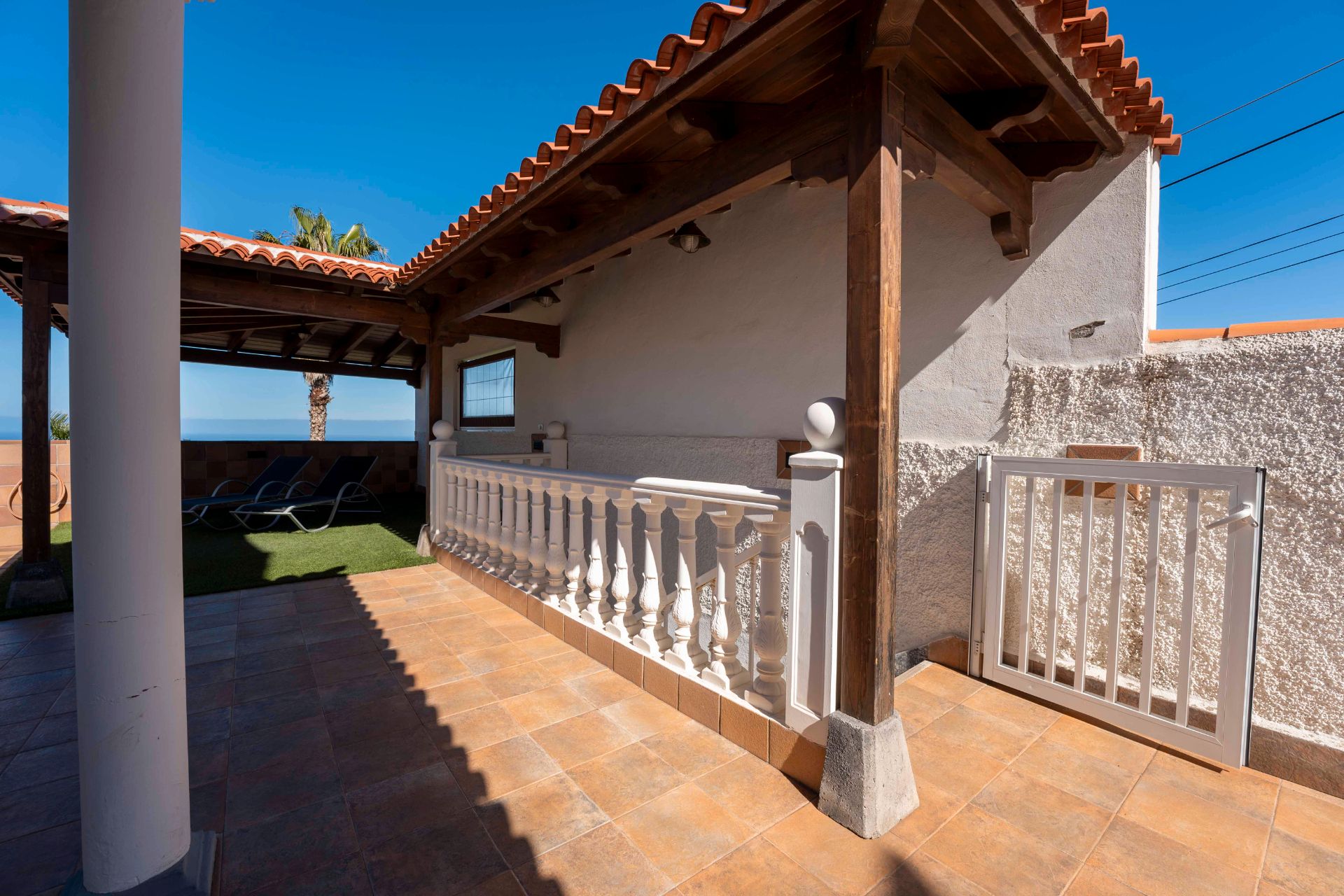 Terrassa de Casa o xalet en venda en El Sauzal amb Jardí privat, Terrassa i Traster