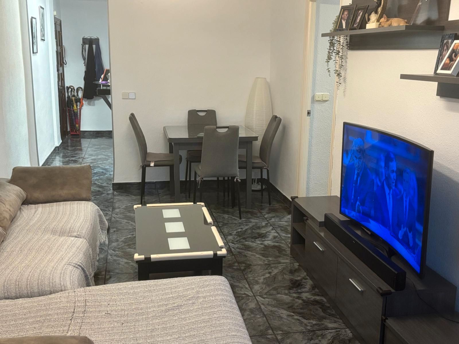 Sala d'estar de Pis en venda en Málaga Capital amb Aire condicionat