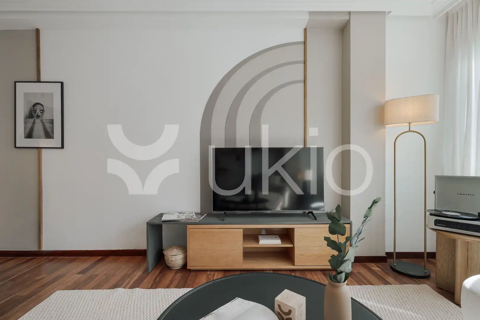 Living room of Apartments for rent in Madrid  with Air Conditioner, Heating and Furnished