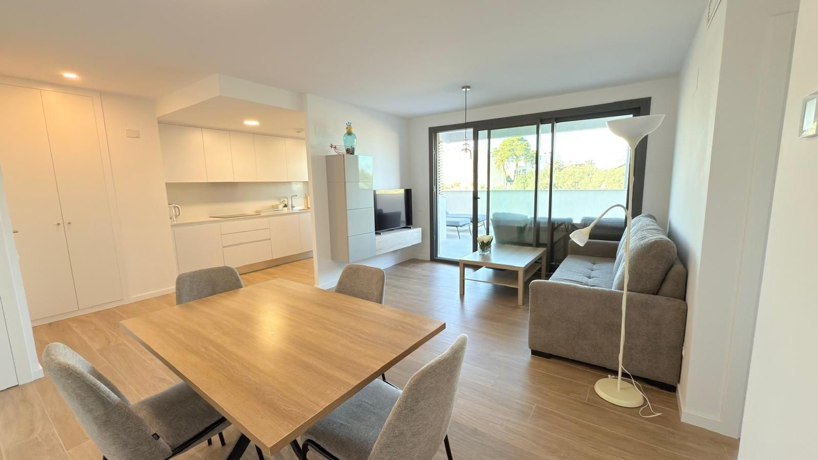 Wohnzimmer von Wohnungen miete in Sant Joan d'Alacant mit Klimaanlage, Terrasse und Balkon