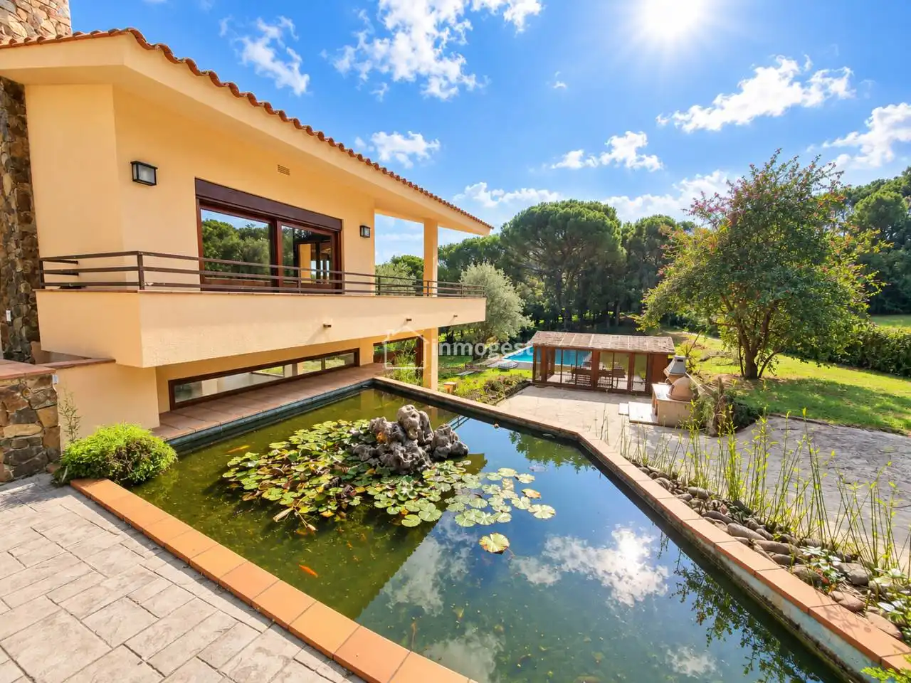Jardí de Casa o xalet en venda en Cassà de la Selva amb Calefacció, Jardí privat i Terrassa