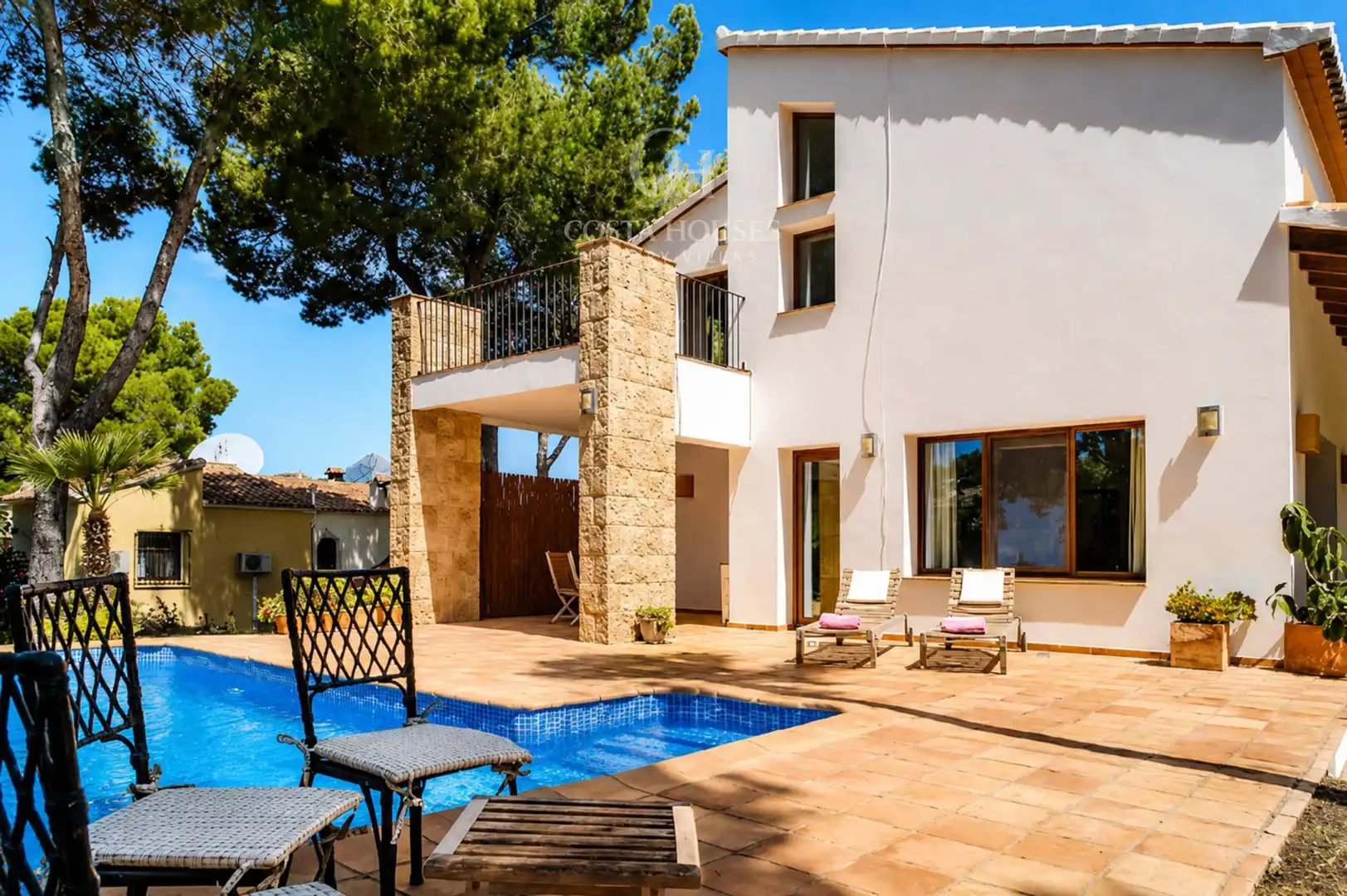 Terrassa de Casa o xalet en venda en Jávea / Xàbia amb Calefacció, Jardí privat i Terrassa