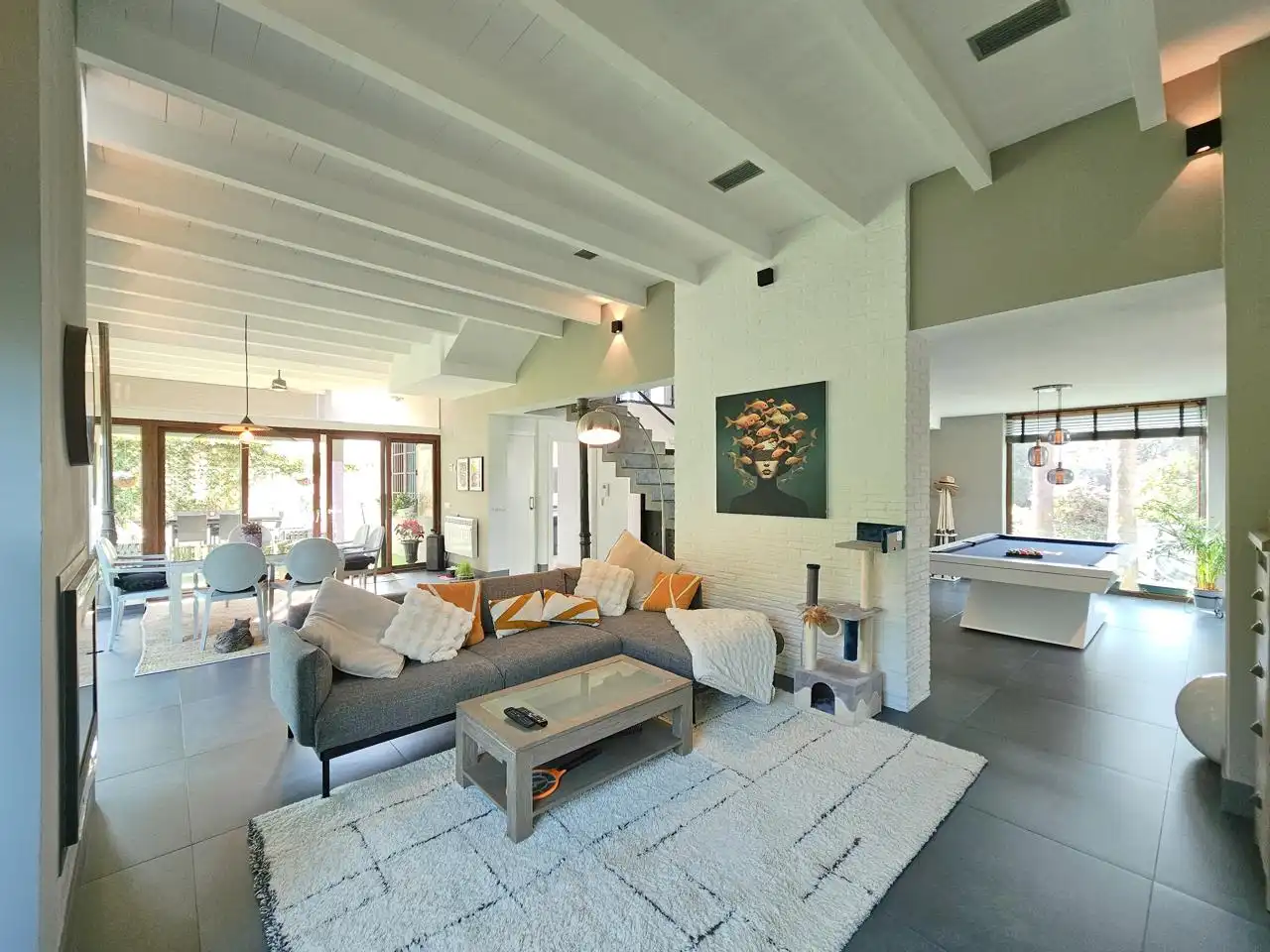 Sala de estar de Casa o chalet en venta en Montequinto con Aire acondicionado, Jardín privado y Terraza