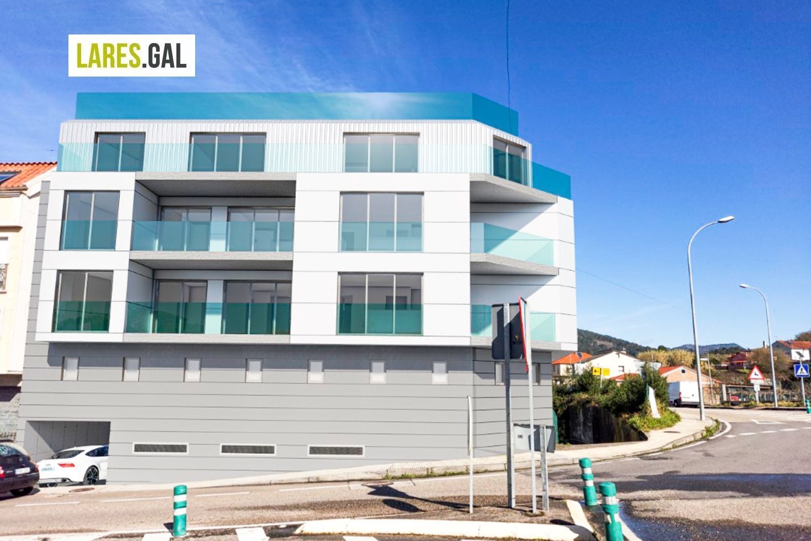 Exterior view of Attic for sale in Cangas   with Terrace, Storage room and Oven