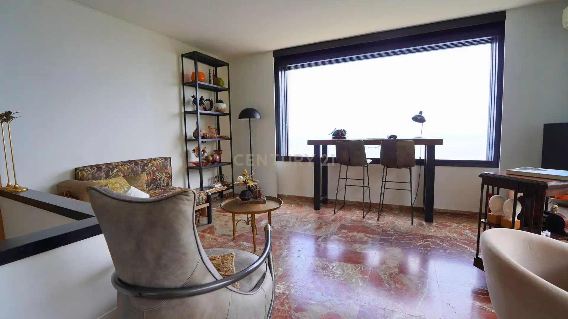 Sala d'estar de Apartament de lloguer en Calpe / Calp amb Aire condicionat, Traster i Forn