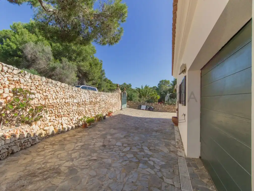Vista exterior de Casa o chalet en venta en Sant Lluís con Calefacción, Jardín privado y Piscina
