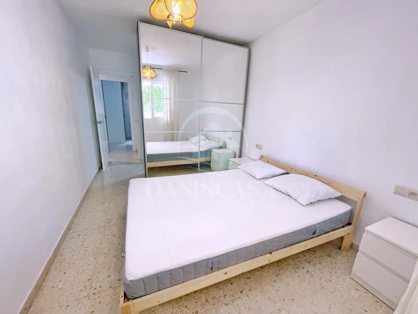 Habitación de Piso de alquiler en Málaga con Aire acondicionado, Terraza y Amueblado