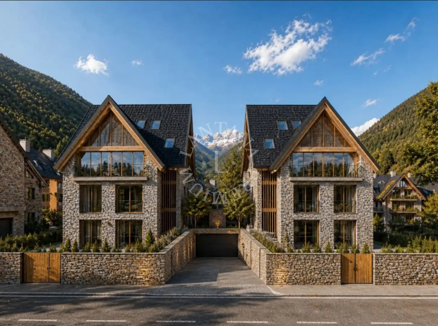Exterior view of Houses for sale in Naut Aran  with Heating