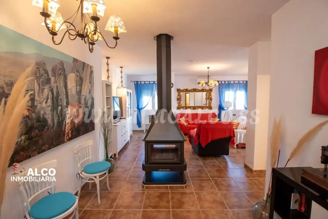 Living room of Houses for sale in Torrox  with Air Conditioner, Terrace and Swimming Pool