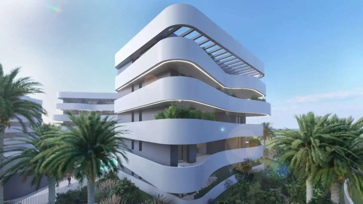 Vista exterior de Ático en venta en Guardamar del Segura con Piscina comunitaria