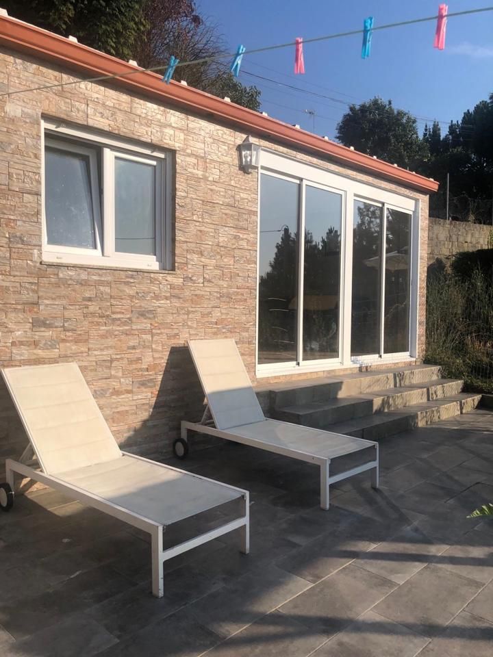 Terrassa de Casa o xalet en venda en Culleredo amb Calefacció, Jardí privat i Terrassa