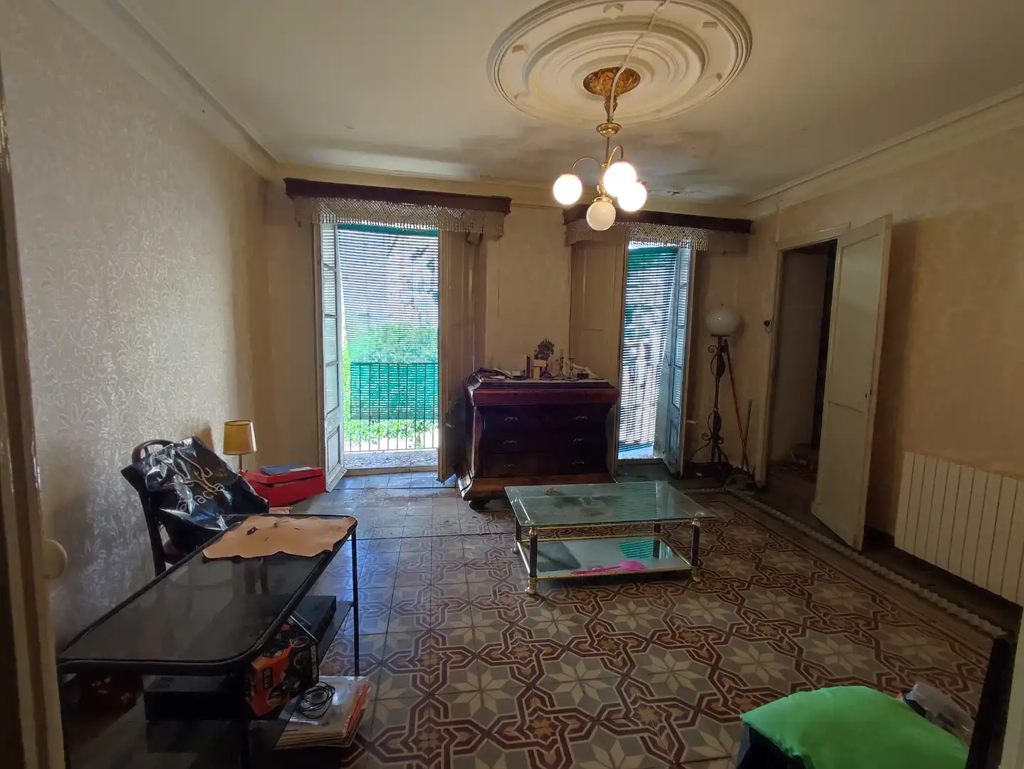 Sala de estar de Casa o chalet en venta en Les Borges Blanques con Calefacción, Terraza y Amueblado