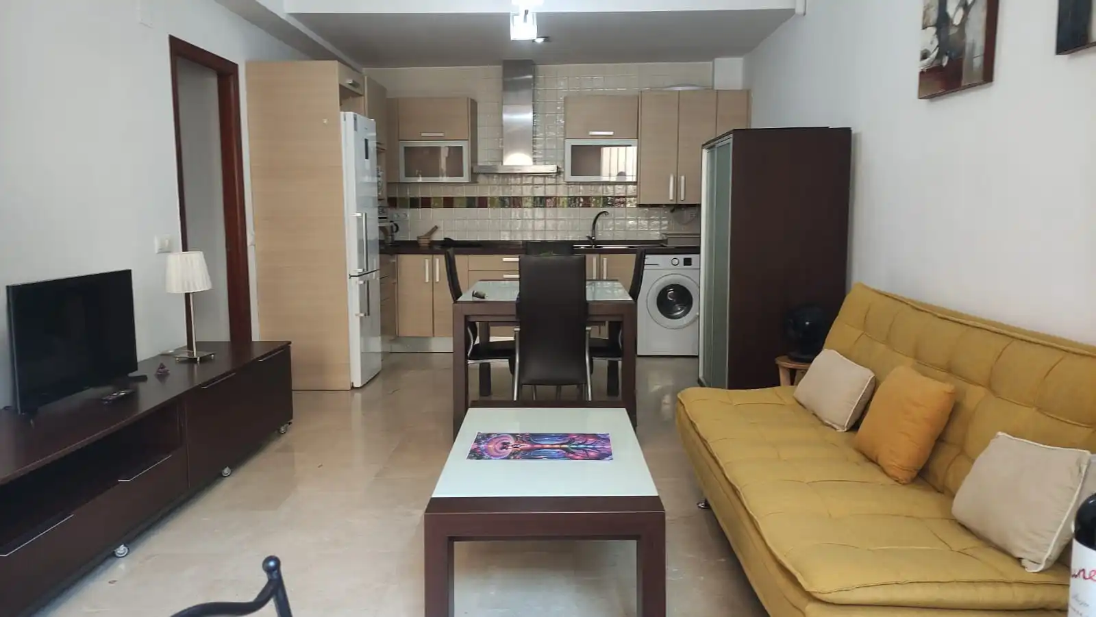 Living room of Apartments for sale in Algeciras  with Air Conditioner, Furnished and Oven