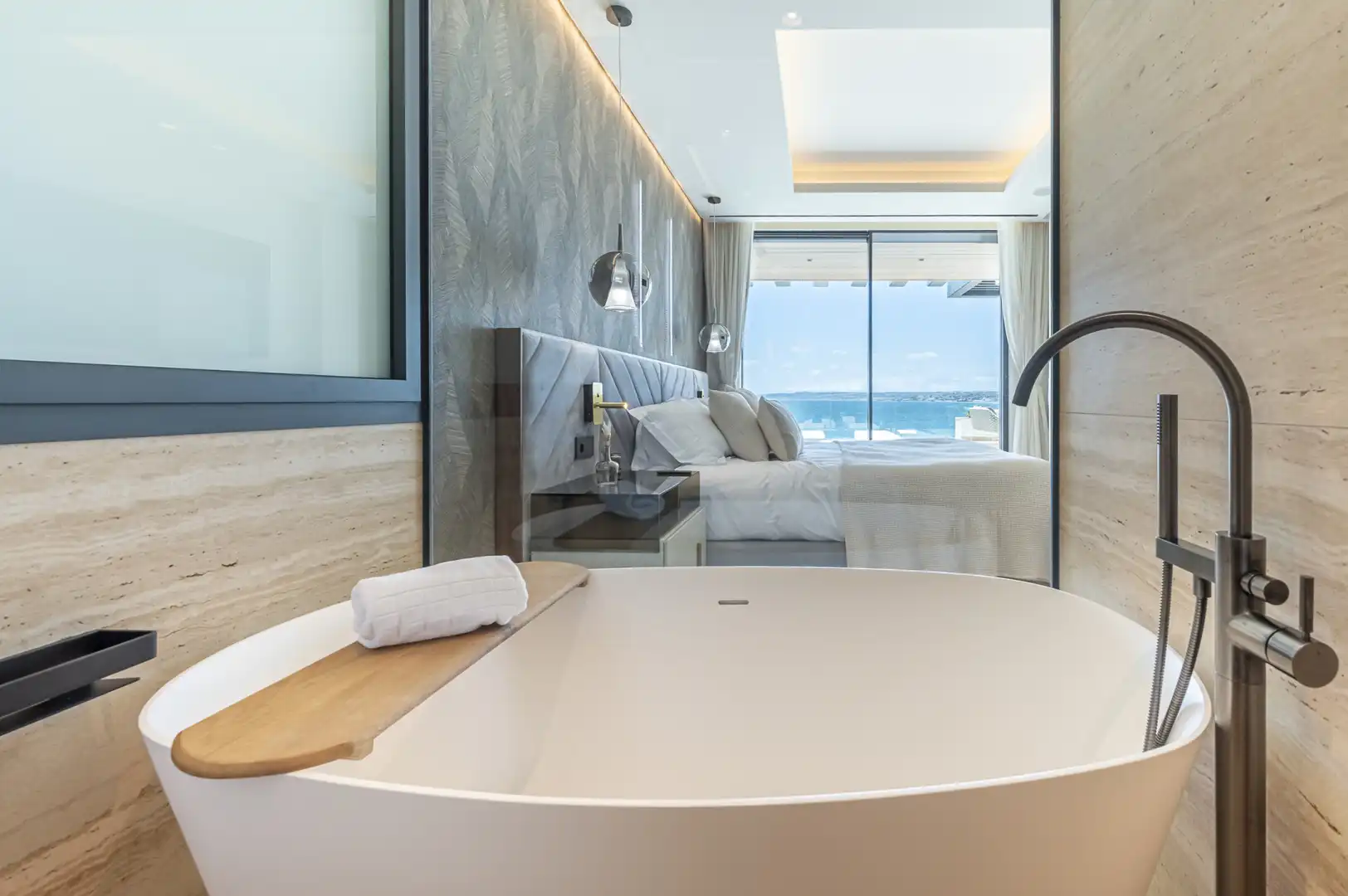 Bany de Apartament en venda en Estepona amb Aire condicionat, Calefacció i Terrassa