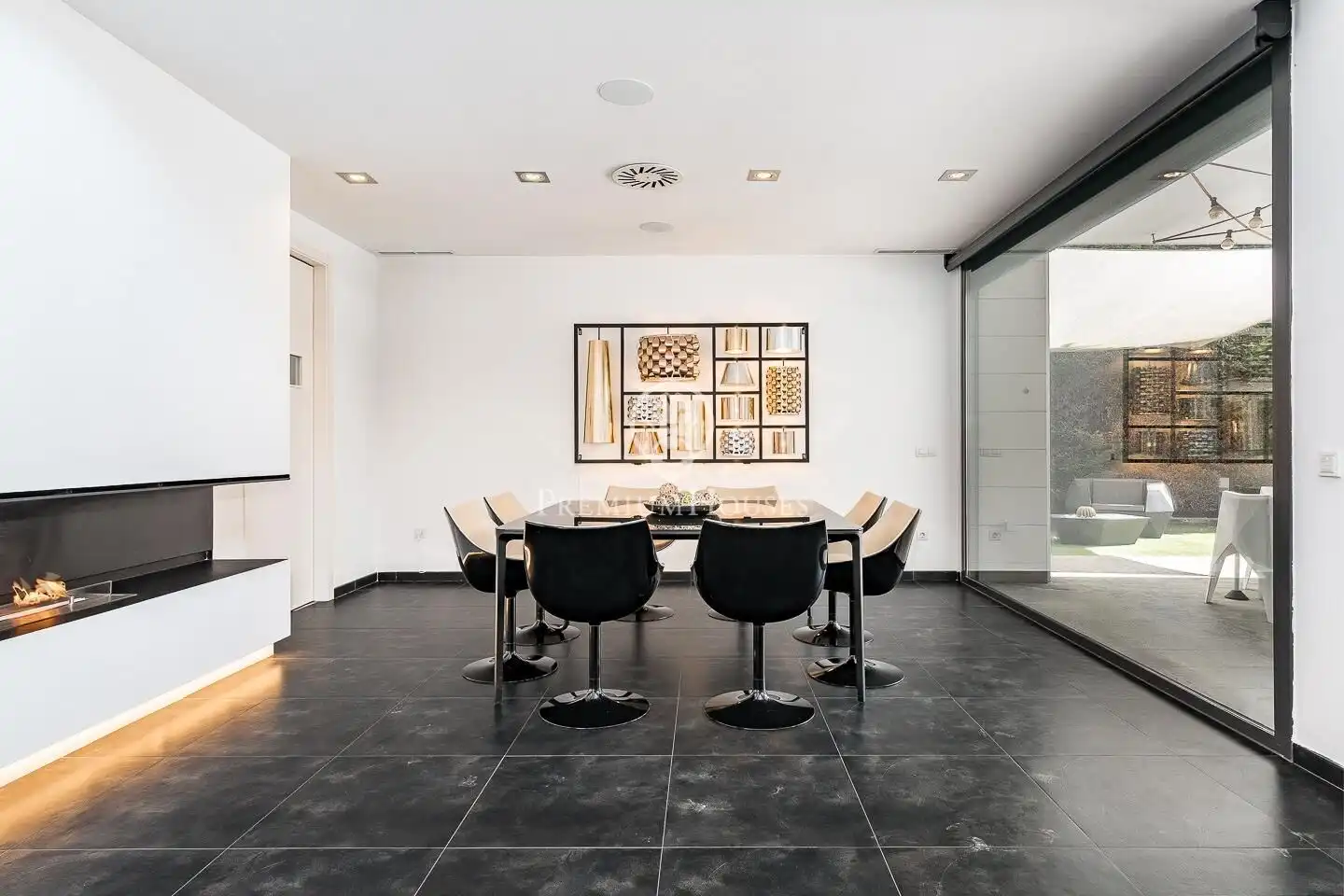 Dining room of Houses for sale in Sant Cugat del Vallès  with Air Conditioner, Heating and Private garden