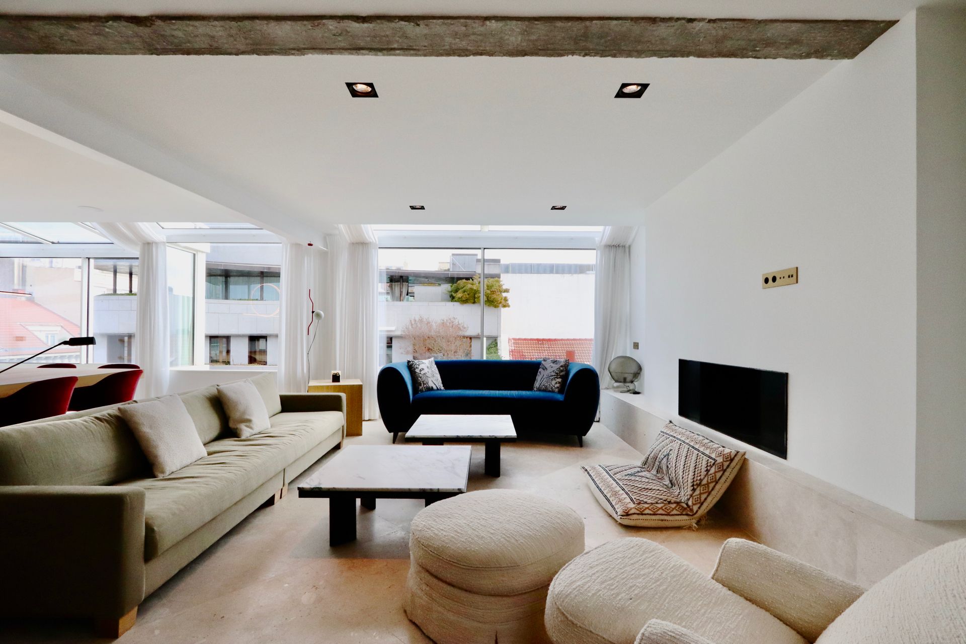 Living room of Attic for sale in  Madrid Capital  with Air Conditioner, Heating and Parquet flooring