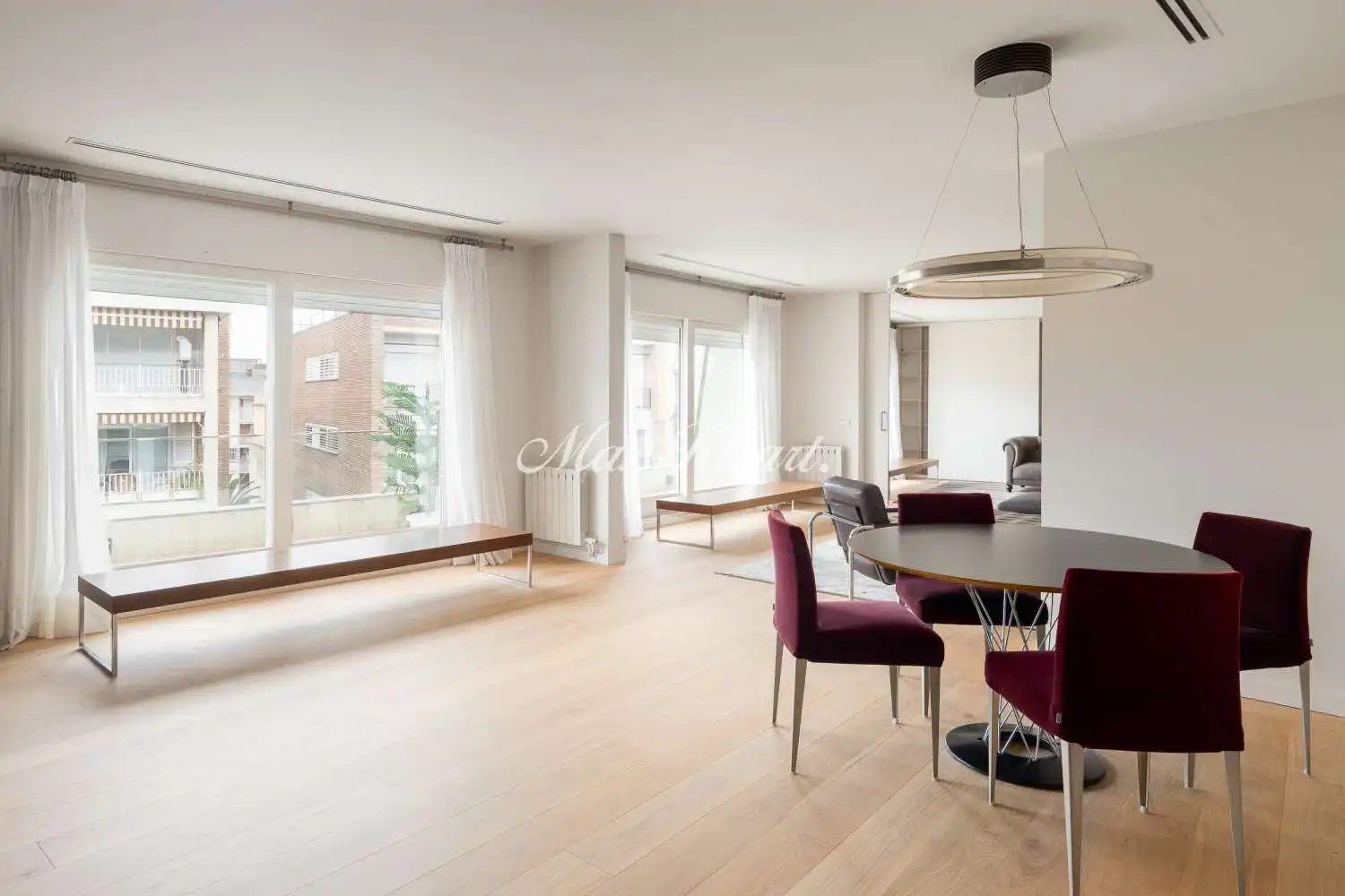 Sala d'estar de Àtic de lloguer en Barcelona amb Aire condicionat, Calefacció i Terrassa