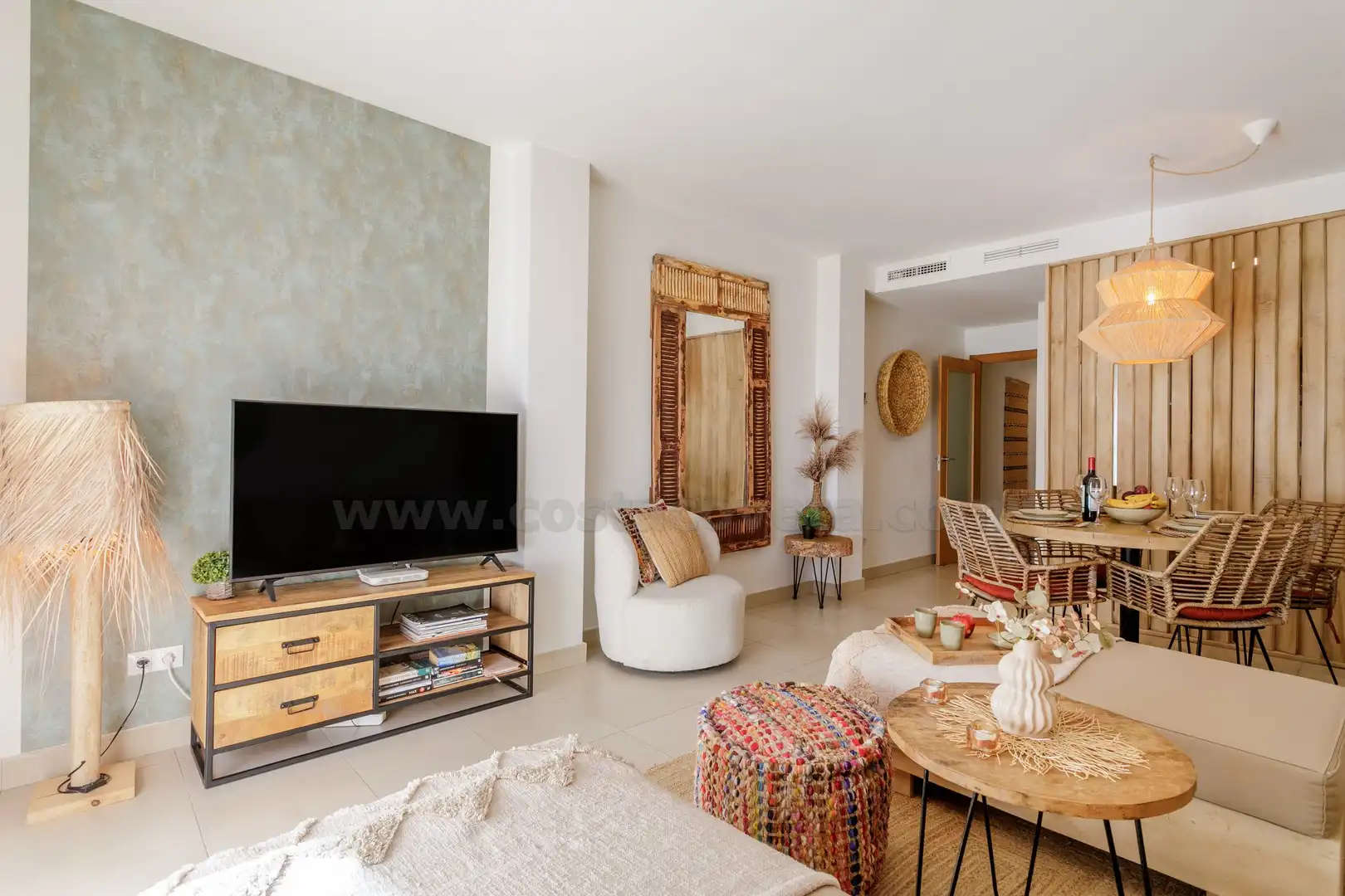 Living room of Apartments for sale in El Campello  with Air Conditioner, Terrace and Furnished