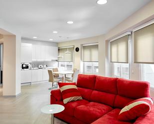 Sala d'estar de Apartament de lloguer en Alicante / Alacant amb Aire condicionat