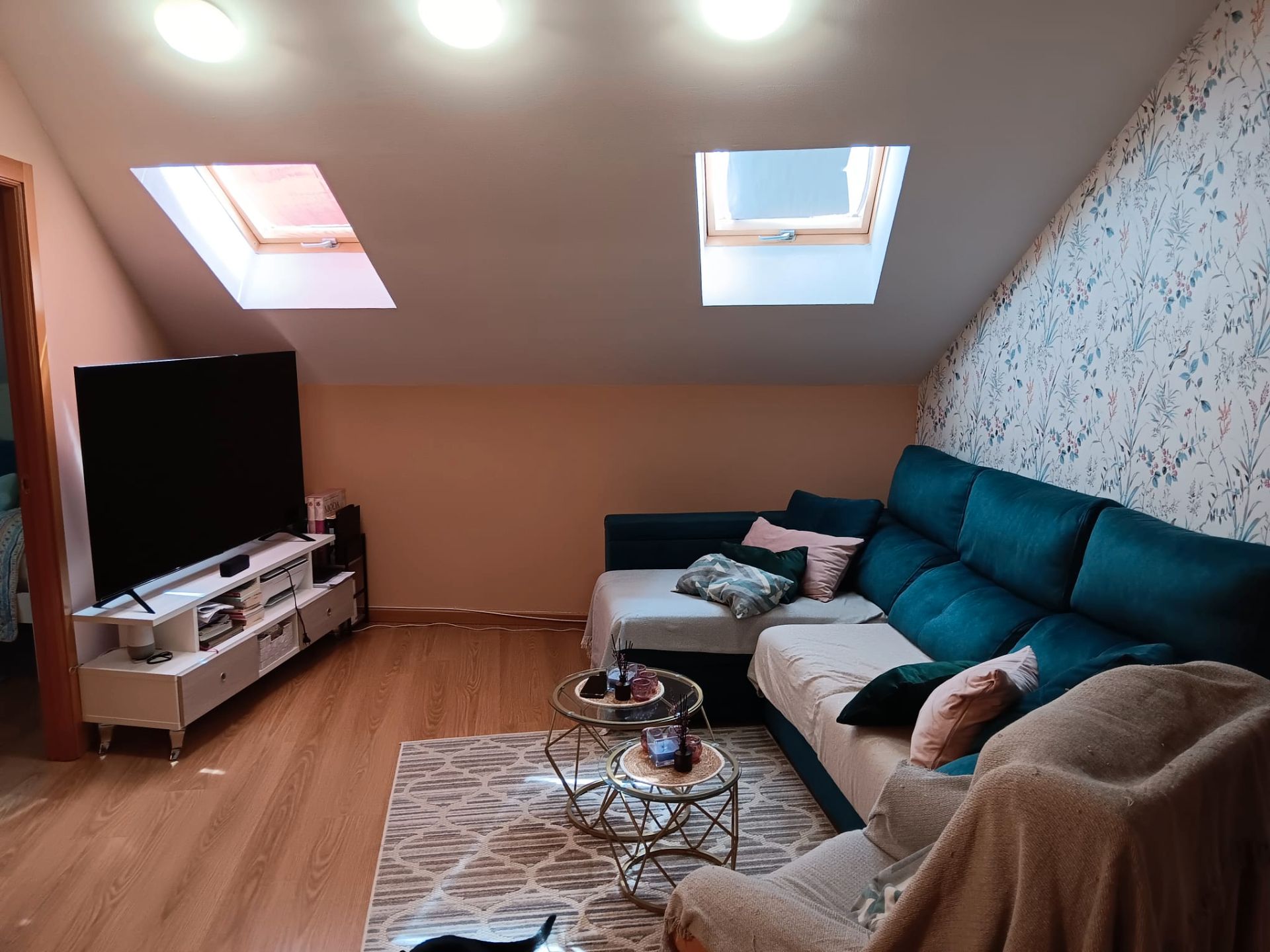 Sala d'estar de Àtic en venda en El Álamo amb Aire condicionat, Calefacció i Parquet